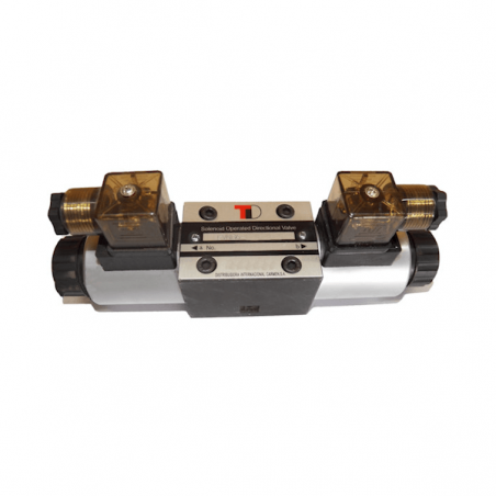 12 VDC monostable solenoid valve - NG6 - 4/3 - Y in A/B/T and P CLOSED - N6. Trale - 1