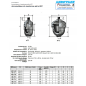 Accumulateur hydraulique - a membrane 1.30 L - HST130 - 300 B