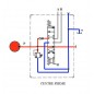 Distributeur hydraulique 100 L/mn - 3/4 BSP - D.E - 1 Levier - Limiteur Pression 140 B