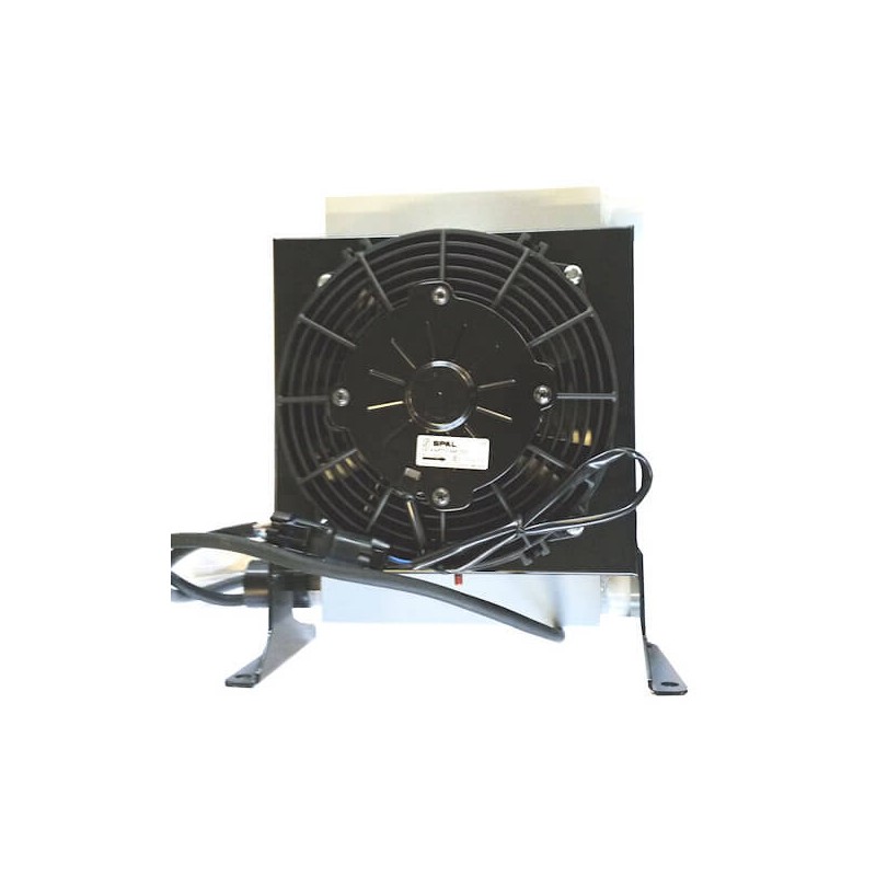 Refroidisseur Echangeurs huile/air - 1 " BSP - 12 VDC - 180 W - Débit 50 à 200 L Trale - 1