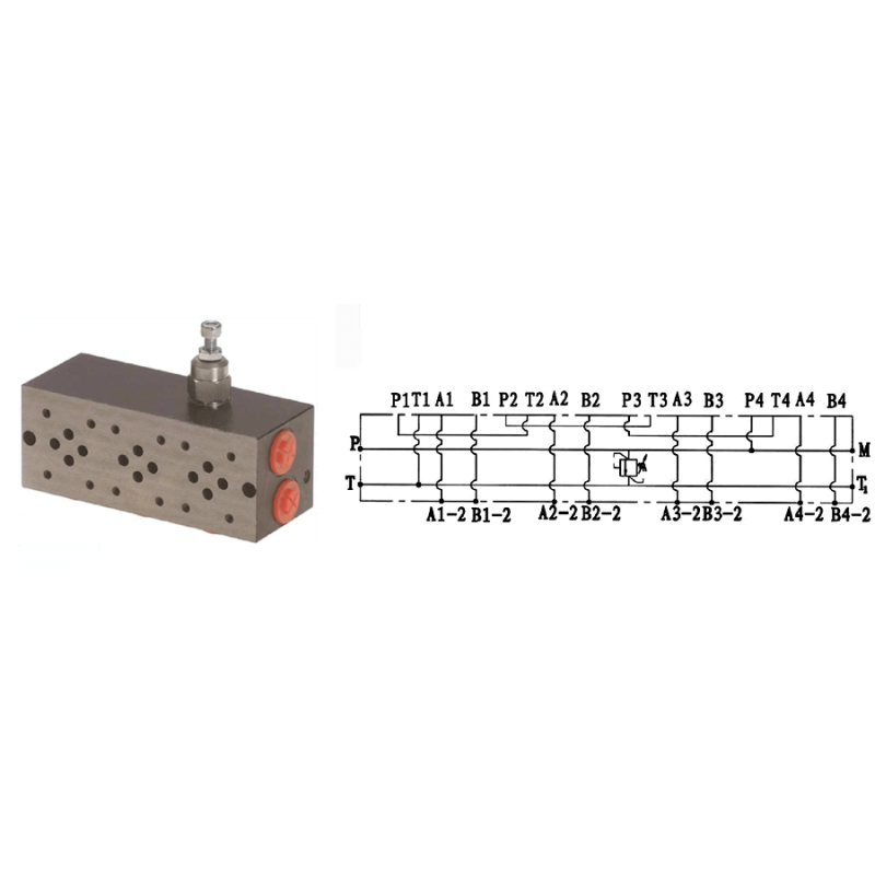 Embase pour 4 electro NG6 - 3/8 - Série et Tandem - Avec limiteur PF4SLCL180H 218,78 €