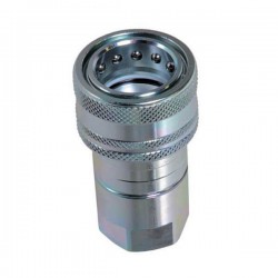 Hydraulic coupling ISO A - Female 1/4 BSP - Flow 12 to 17 L/mn - PS 350 Bar A800204 € 13.54