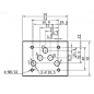 electro distributeur monostable - D-E - NG 10 - P sur T - A et B fermé - 12 VDC - N 2