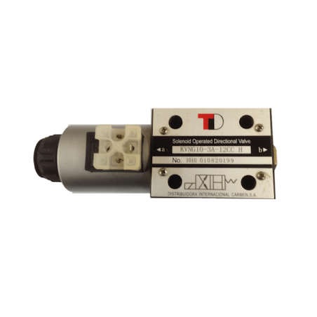 electro distributeur monostable - 4/2 - NG 10 - 12 V - Centre P vers A et B vers T- N51A Trale - 1