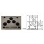 electro distributeur monostable - 4/2 - NG 10 - 110 VAC - Centre P vers A et B vers T- N51A