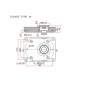 Pompe hydraulique FIAT -GAUCHE - 8 CC