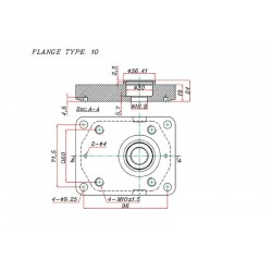 Pompe hydraulique FIAT - DROITE - 11 CC