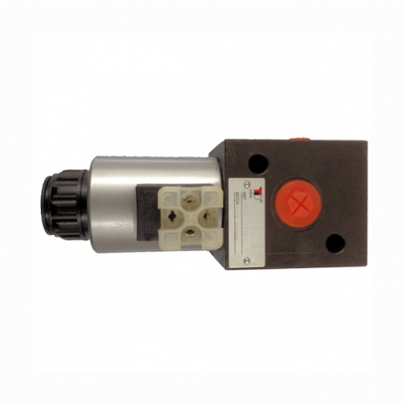 Hydraulic selector - 3 Channels - 1/2 BSP - 80 L/MN - 12 V DC. Trale - 1