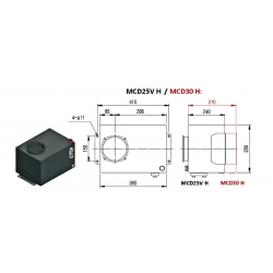 Reservoir V hydraulique métal - 30 L - pour mini centrale MCD30H 201,48 €