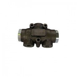 Cast iron flow divider - Ratio 50-50 - flow rate 40 to 60 L/mn - Inlet 1/2 BSP / Outlet 3/8 - 300 Bar. VDP0230 223,87 €