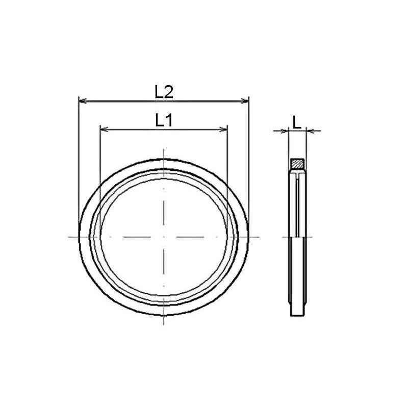Joint bague BS14 Métrique auto centrante - pour raccord M14 T32014 0,56 €