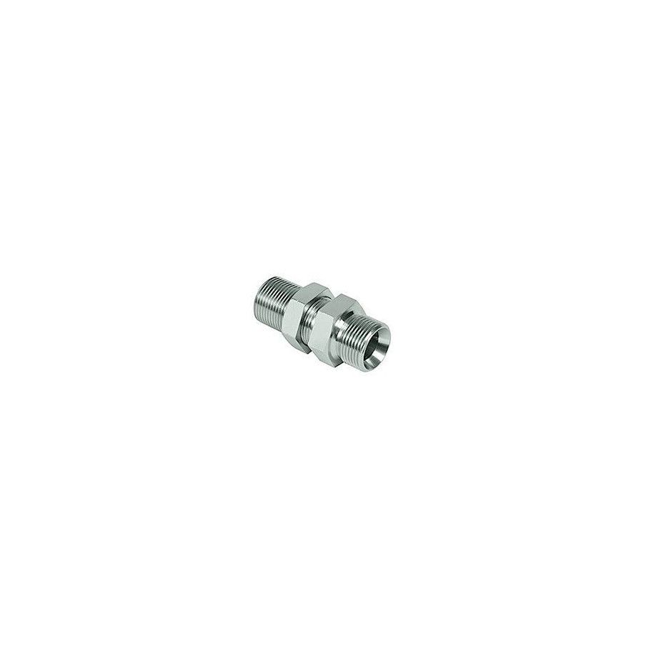Bulkhead Passage - MBSPCT 1/4 x MBSPCT 1/4 - 60° Cone. Without nut A116004 € 4.58