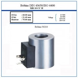Bobine NG 10 - D.Int  31.4 mm - 110 VAC
