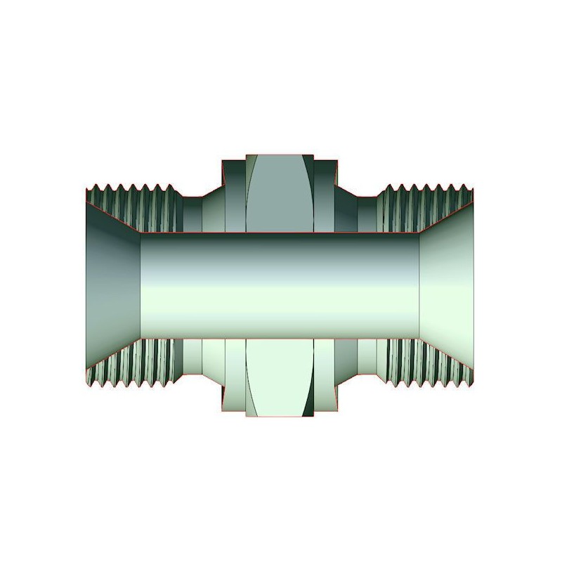 UD - MBSPCT 3/8 x MBSPCT 3/8 - Cône 60°.  - 2