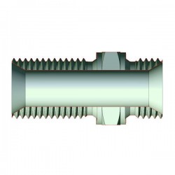 Bulkhead Passage - MBSPCT 1/4 x MBSPCT 1/4 - 60° Cone. Without nut