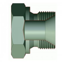 Male plug - MBSPCT 1"1/2 connection - 60° cone