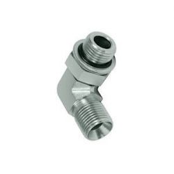 Elbow 90° swivel - MBSP 1/4 x 1/4 Gas cyl Gold + ring - Cone 60 S11970404 14,90 €