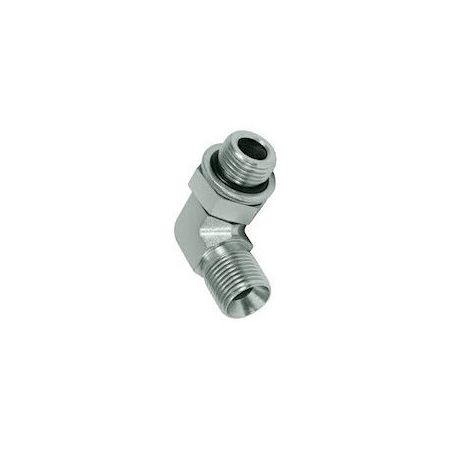 Elbow 90° swivel - MBSP 1/4 x 1/4 Gas cyl Gold + ring - Cone 60 S11970404 14,90 €