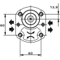 Pompe hydraulique Casappa A ENGRENAGE GR2 - 11 CC - GAUCHE