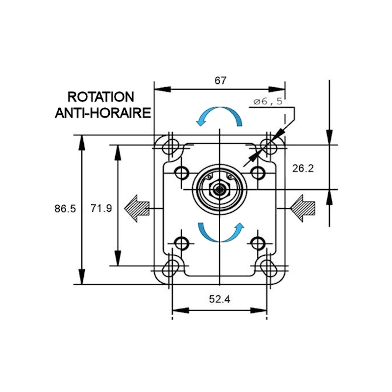Pompe 1.6 CC - GR1 - Gauche BTD116I03 108,33 €