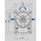 Pompe hydraulique GR2 - GAUCHE - 12.0 CC - BRIDE BOSCH