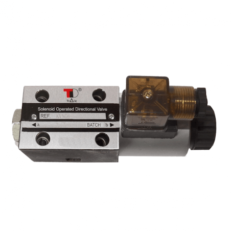 12 VDC monostable solenoid valve - NG6 - 4-2 - P on B - A on T - N51B. Trale - 1