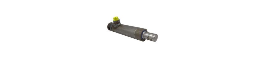 Single acting hydraulic cylinder with mounting - Comptoir Hydraulique