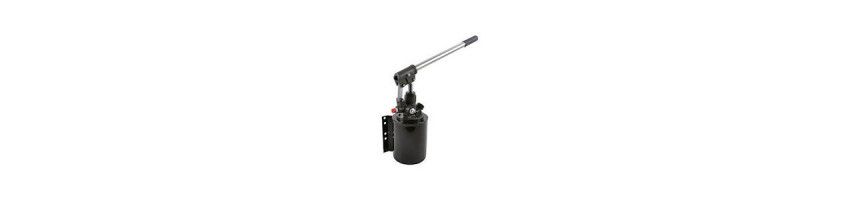 Manual hydraulic hand pump and tank - Au Comptoir Hydraulique