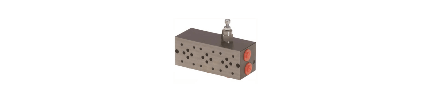 Series/tandem subbase - with pressure relief valve