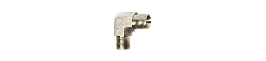 Raccord coude hydraulique male-male 90° MBSP - MC