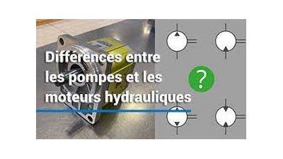 Quelle est la différence entre une pompe hydraulique et un moteur hydraulique ?